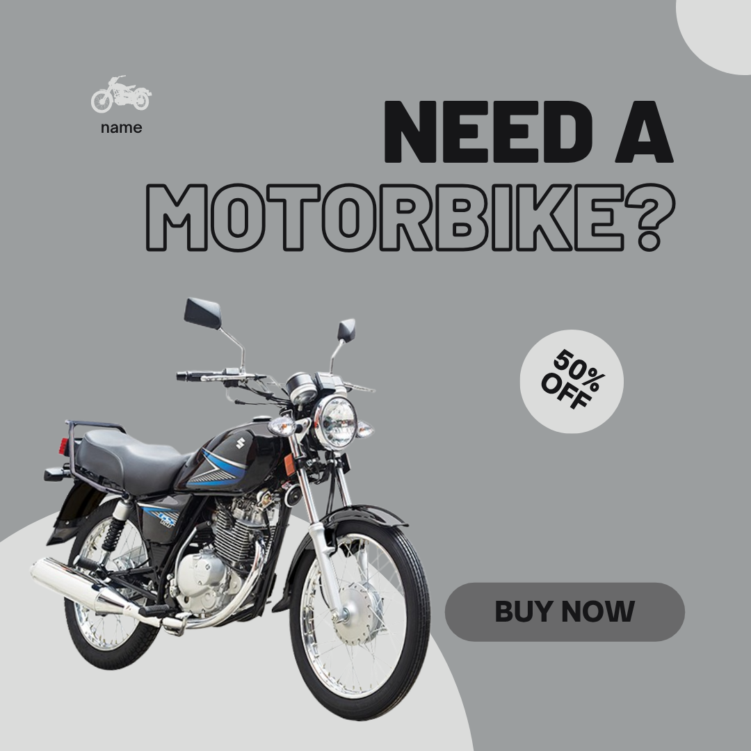 Motorbike ad